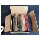 Vintage 45 RPM Vinyl Record Collection Most with Sleeves in Cardboard Box