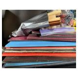 Assorted Board Game Pieces, Tiles, Racks, and Game Boards Collection