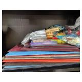 Assorted Board Game Pieces, Tiles, Racks, and Game Boards Collection