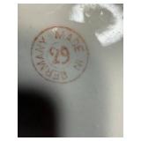 Collection of 5 Antique Porcelain Cups with Boxed Composition Medallion, Germany and Ship Motifs