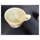 Collection of 5 Antique Porcelain Cups with Boxed Composition Medallion, Germany and Ship Motifs