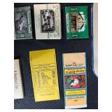 Vintage Advertising Thermometer, Tobacco Sample Cards, and Souvenir Photo Set Collection