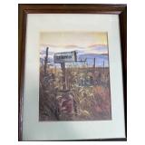 Collection of 8 Framed Artwork Prints and Wall Decor