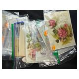 Large Collection of Vintage Postcards and Antique Advertising Cards