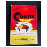 Vintage Game Collection: Cootie Box, Folding Cribbage Board, Dice and Chips Lot