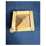 Set of Hand Carved Wooden Spoons, Wooden Butter Mold, and Vintage Tamper