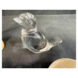 Collection of Figurines Including Calico Kittens, Van Harken Michelle, Glass Birds, and Decorative Pieces