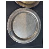 Vintage Silverplate Serving Trays and Flatware Collection