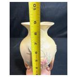 Hull Art Pottery Vase 8.5in Embossed Floral Design