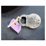 Collection of Vintage Tools and Curios including Padlocks, Wooden Bowl, and Antique Ulu Chopper