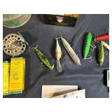 Vintage Fishing Lures, Reels, Floats, and Accessories Collection
