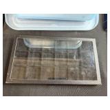 Collection of Display Trays and Velvet Lined Cases with Plastic Tote