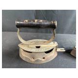 Collection of Antique Cast Iron Sad Irons and Comfort Self-Heating Iron