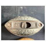 Collection of Antique Cast Iron Sad Irons and Comfort Self-Heating Iron