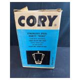 Cory Stainless Steel Party Perc 9-30 Cup Coffee Percolator with Box