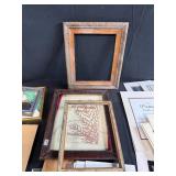 Collection of Picture Frames and Mat Boards Assorted Sizes