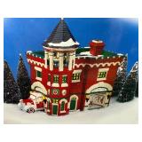 Department 56 Snow Village Fire Station #3 Holiday Collectible