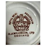 Collection of Miniature Porcelain and Ceramic Dishes and Pitchers, Japan and England Markings