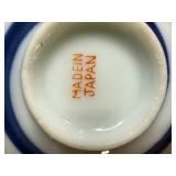 Collection of Miniature Porcelain and Ceramic Dishes and Pitchers, Japan and England Markings