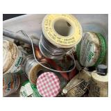 Collection of Soldering Flux, Paste, and Solder Wire with Accessories - quantities unverified