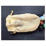 Vintage Marbles Collection in Suede Bags and Li