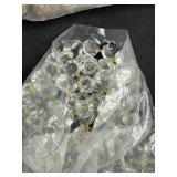 Large Collection of Vintage Chandelier Crystal Prisms and Glass Drops