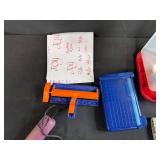 Art and Craft Supplies Lot with Tools, Pastels, and Accessories