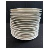 Set of 19 Vienna Floral Porcelain Dinner Plates