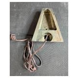 Pair of Vintage Metal Sconce Lamp Bases with Power Cords