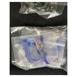 Assorted Glass Pendant Collection with Hearts, Peace Signs, and Decorative Designs