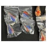Collection of Assorted Glass Art Pendants and Charms