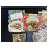 Collection of Vintage Postcards and Greeting Cards Assorted Designs