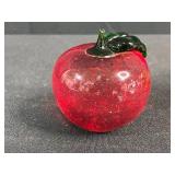 Collection of 5 Decorative Art Glass Paperweights, Assorted Designs