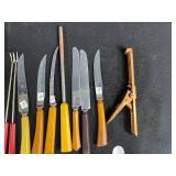 Vintage Bakelite and Mixed Handle Kitchen Utensil Collection