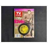 Elvis Presley Collectibles Lot with Puzzle and TV Guide Magazine