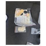 Collection of Vintage and Assorted Buttons in Plastic Bin