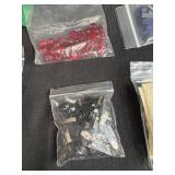 Collection of Vintage and Modern Sewing Buttons and Findings