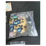 Collection of Vintage and Modern Sewing Buttons and Findings