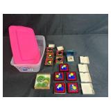 Collection of Vintage Trinket Boxes, Royal Worcester China, and Decorative Glass Pieces