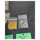 Large Lot of Jewelry Making and Beading Supplies Including Sterling Silver Plated and Gold Plated Bails