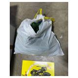 Artificial Christmas Tree with Franks Nursery Box and BSA Bantam Tin Sign