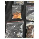 Assorted Stained Glass Jewelry Making Bails, Hardware, and Findings in Storage Case