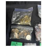 Assorted Stained Glass Jewelry Making Bails, Hardware, and Findings in Storage Case