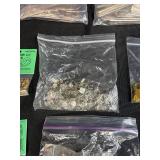 Collection of Stained Glass Bails, Jewelry Making, and Metal Hardware Assortment