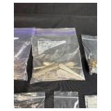 Collection of Stained Glass Bails, Jewelry Making, and Metal Hardware Assortment