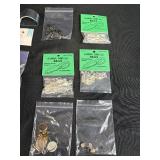 Jewelry Making and Supplies Lot with Storage Box and ImpressArt Tool