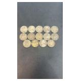 14 War Nickels Various Years 35% Silver