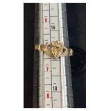 Black Hills Gold and Sterling ring size 6