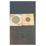 Mexican Error Coin and Ben Franklin souvenir token