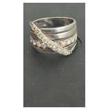 Sterling and Diamond ring